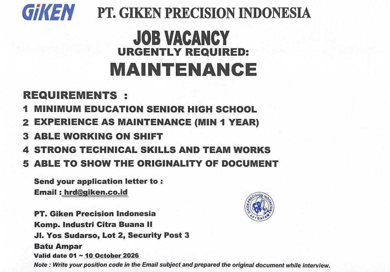 PT. Giken Precision Indonesia