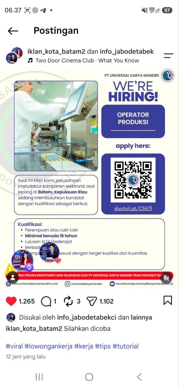 PT UNIVERSAL KARYA MANDIRI