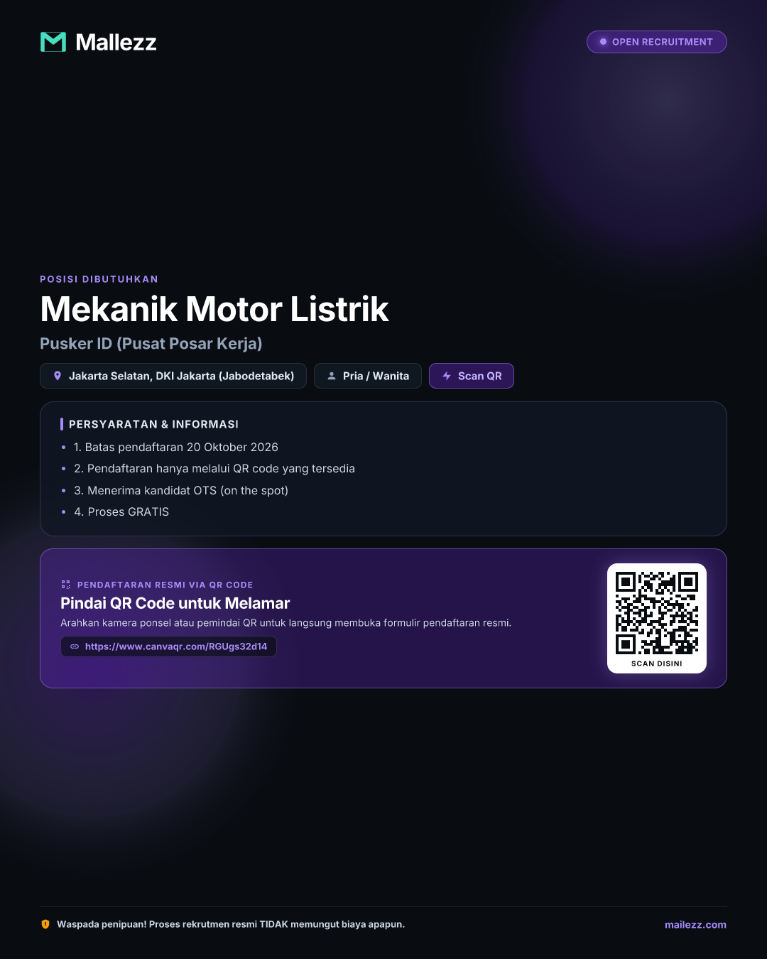 Pusker ID (Pusat Posar Kerja)