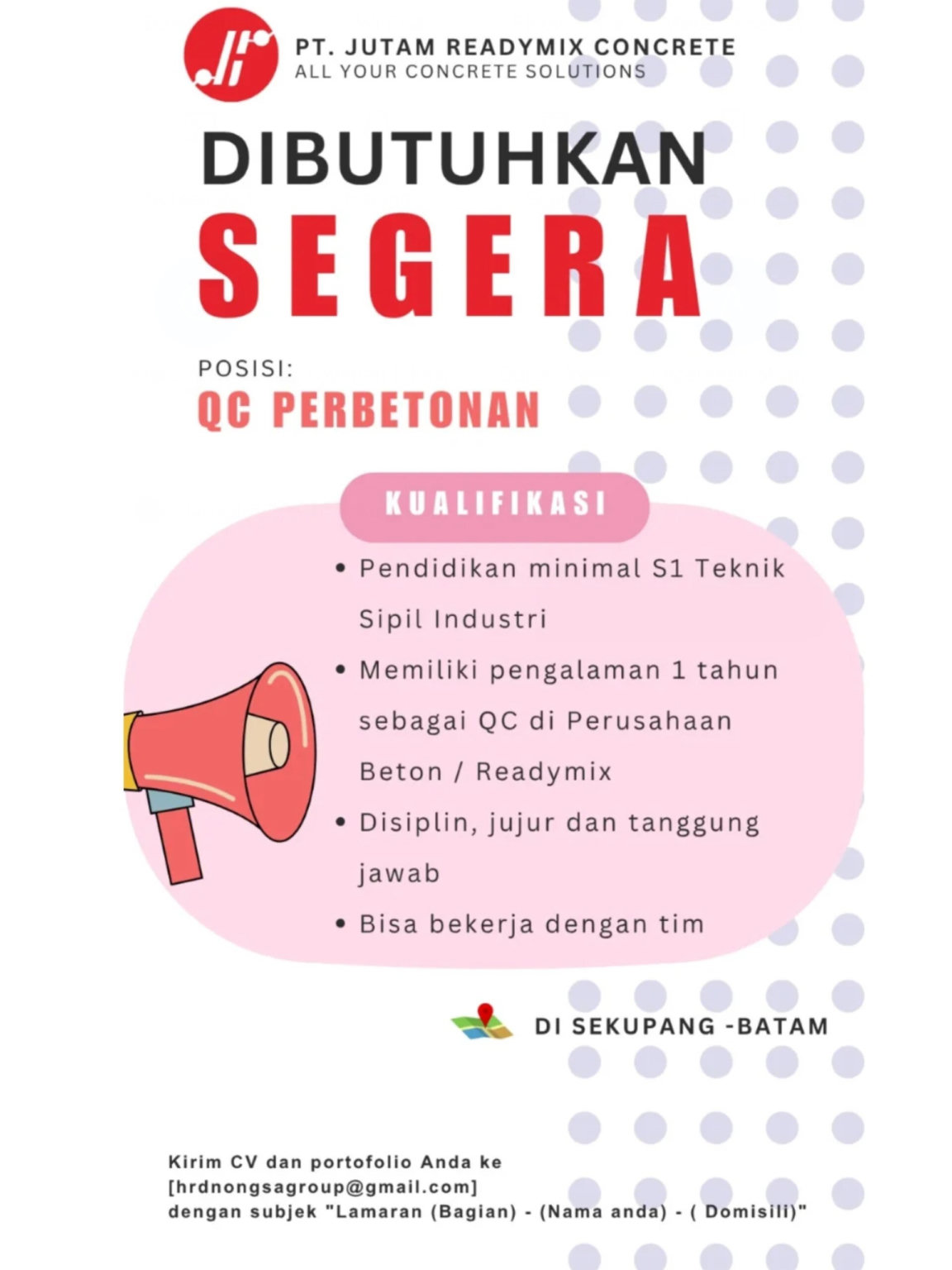 PT. JUTAM READYMIX CONCRETE