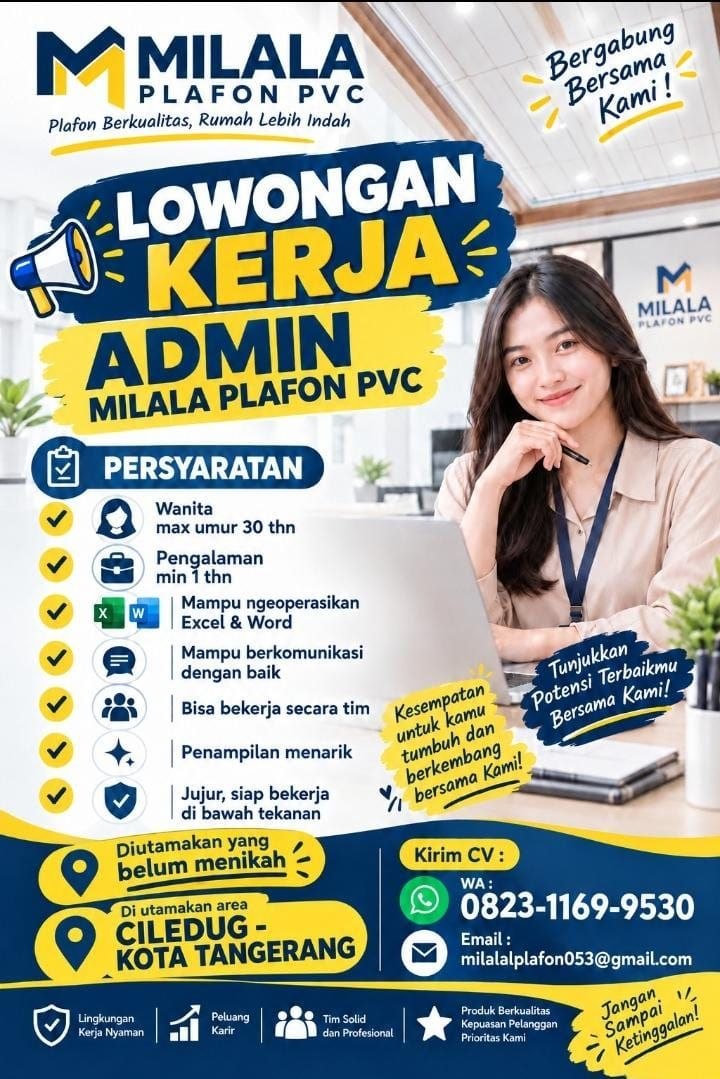 Milala Plafon PVC