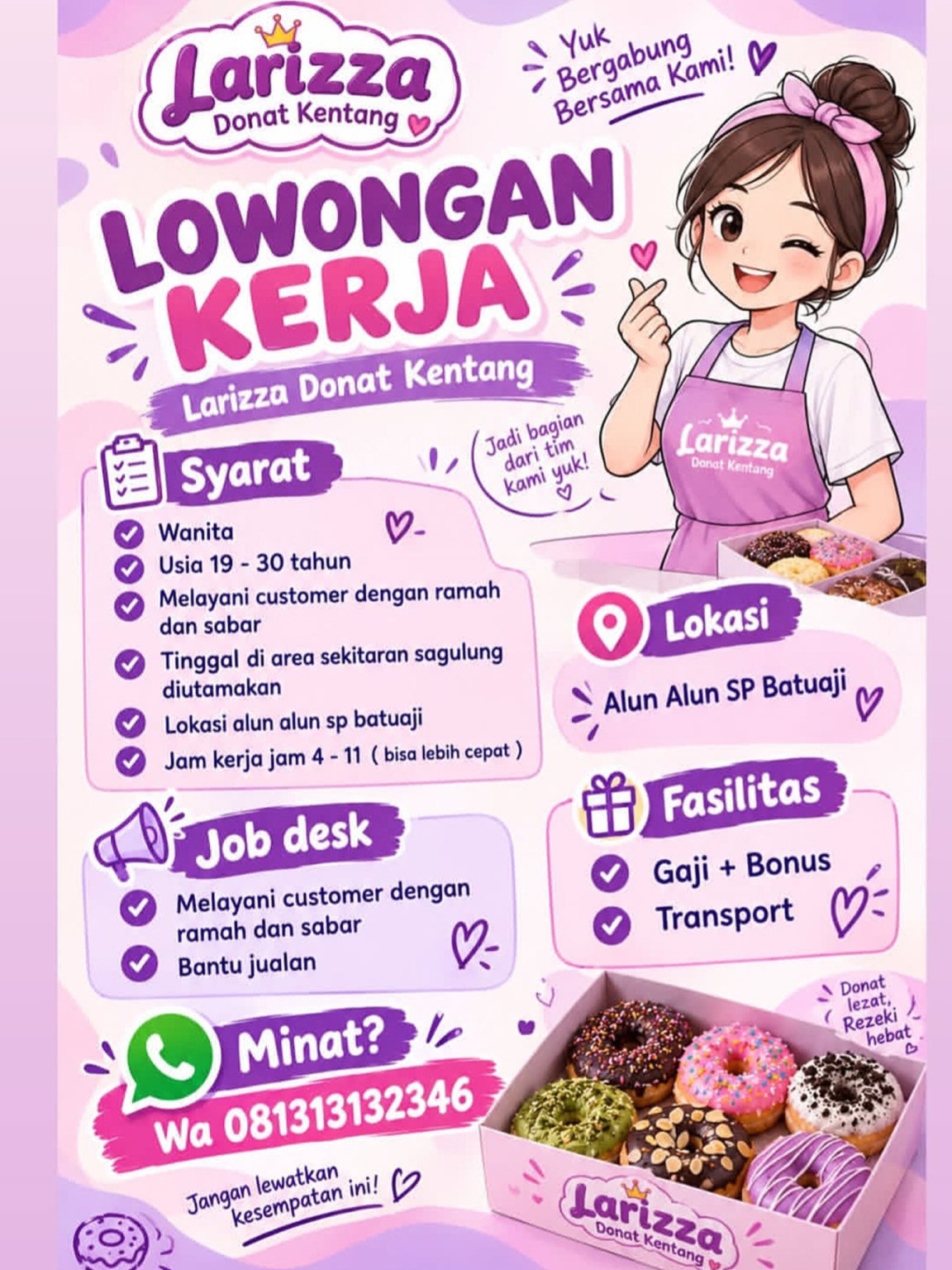 Larizza Donat Kentang
