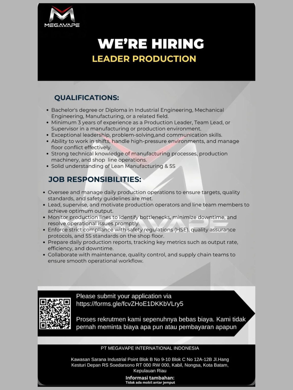 PT Megavape International Indonesia