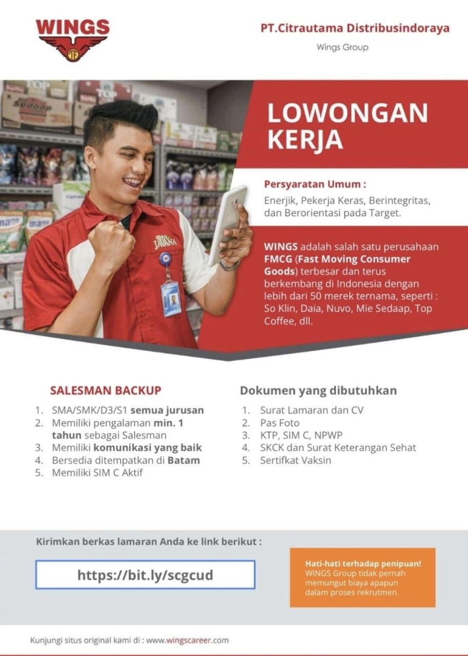 PT. Citrautama Distribusindoraya (Wings Group)