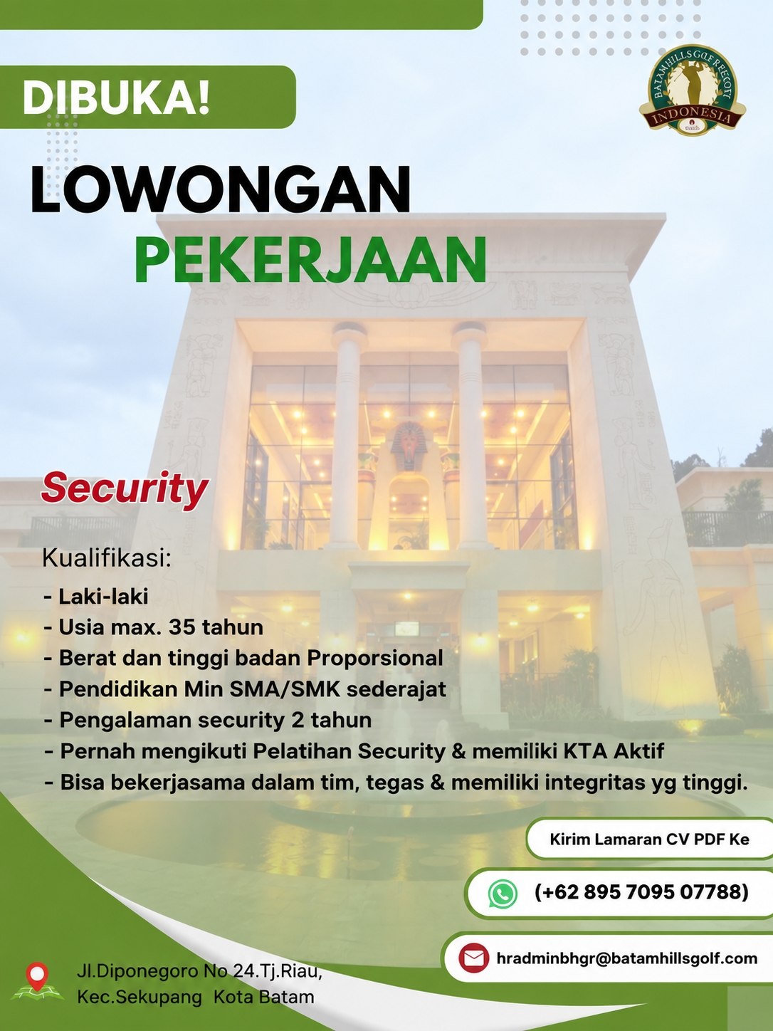 Batam Hills Golf & Resort