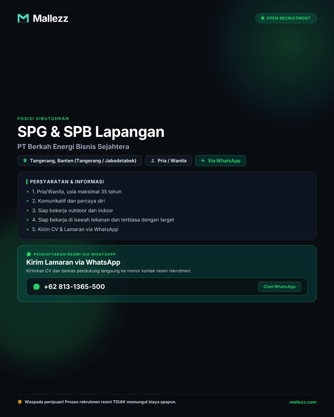 PT Berkah Energi Bisnis Sejahtera