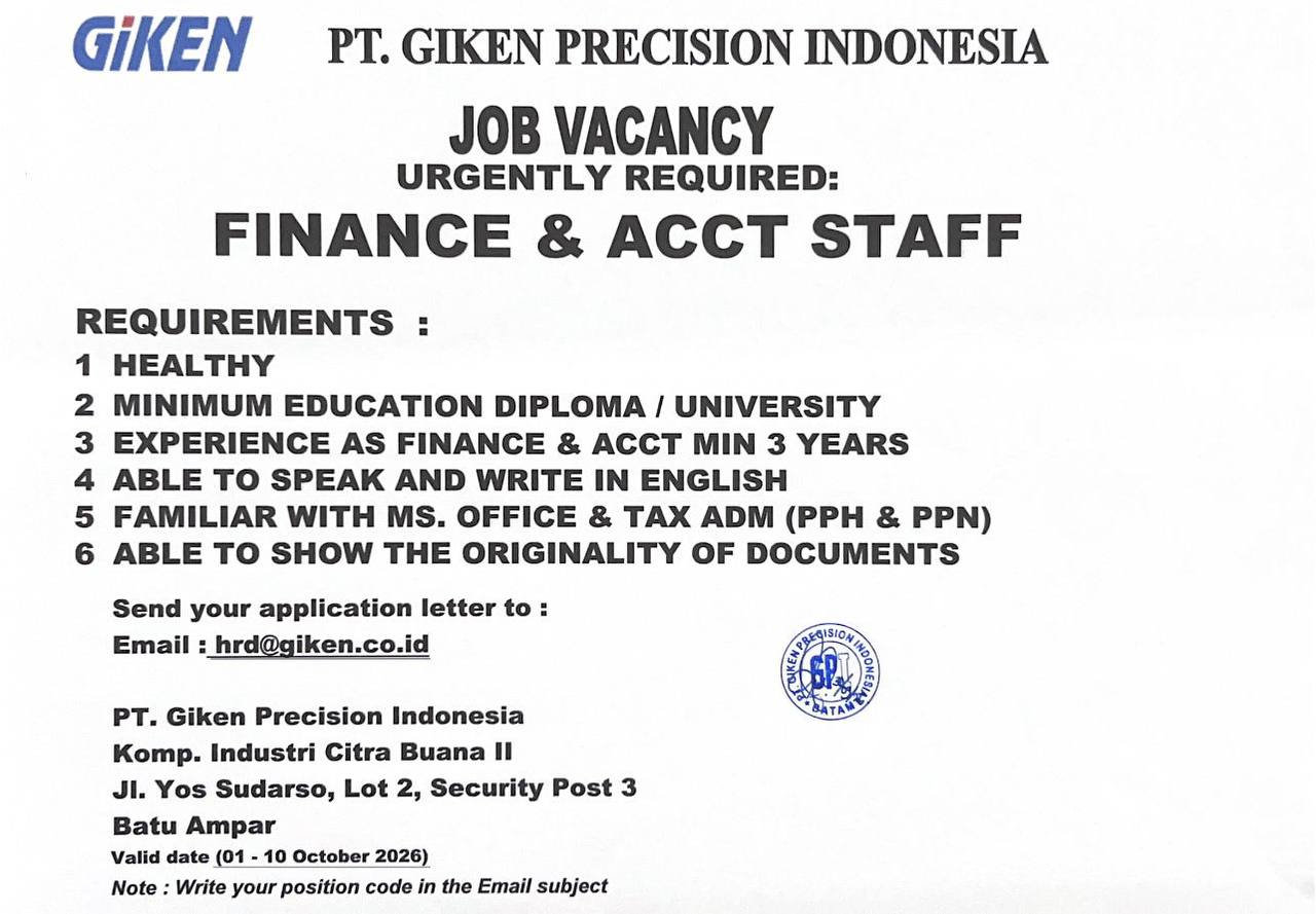 PT. GIKEN PRECISION INDONESIA