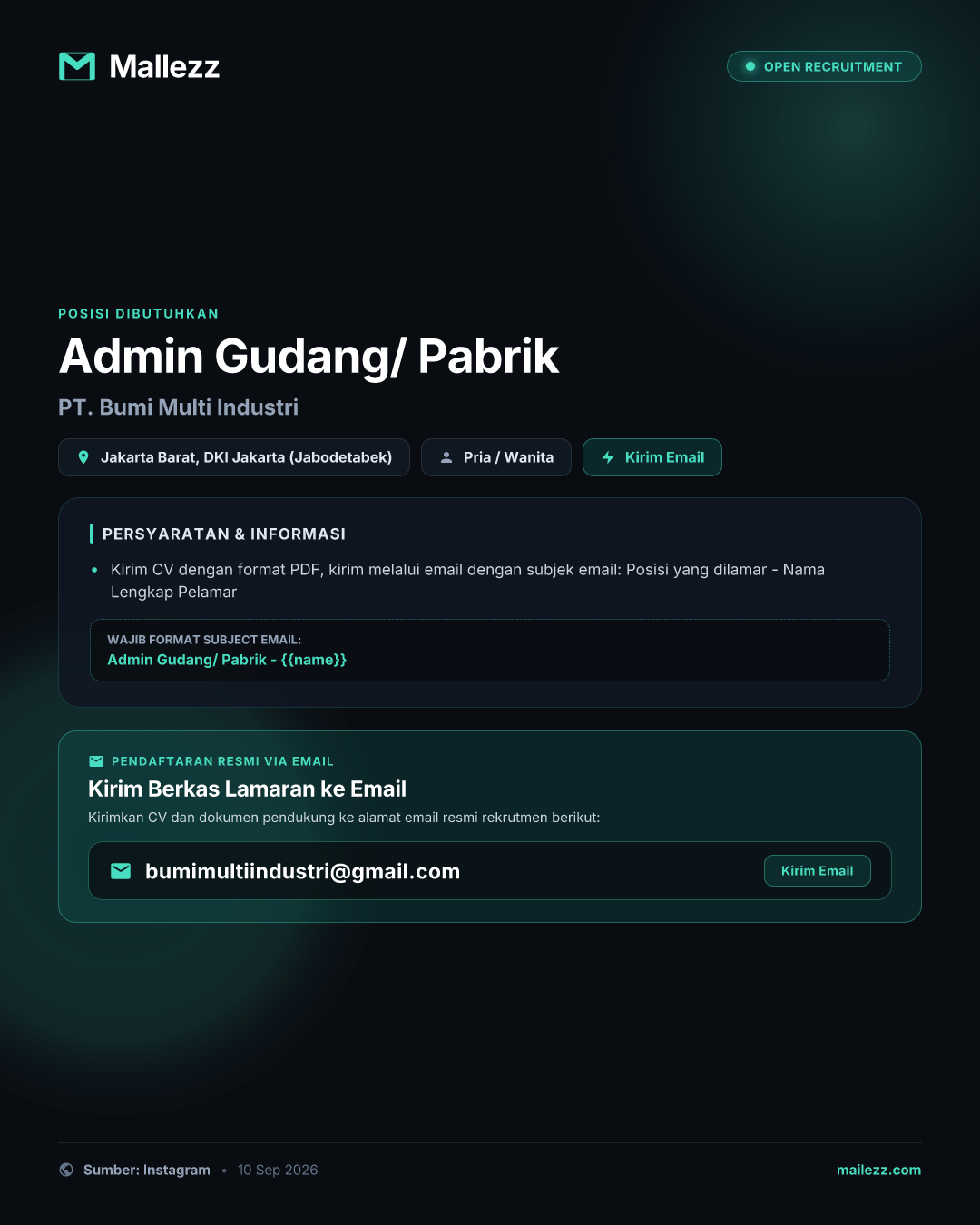 PT. Bumi Multi Industri