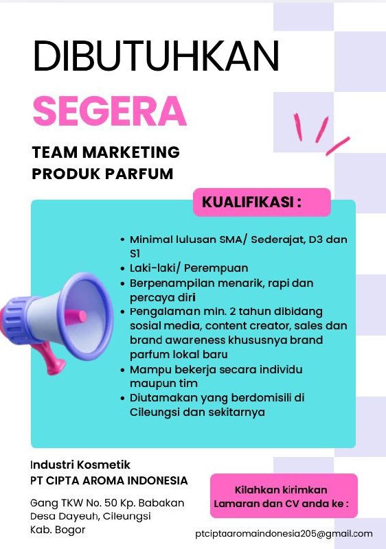 PT CIPTA AROMA INDONESIA