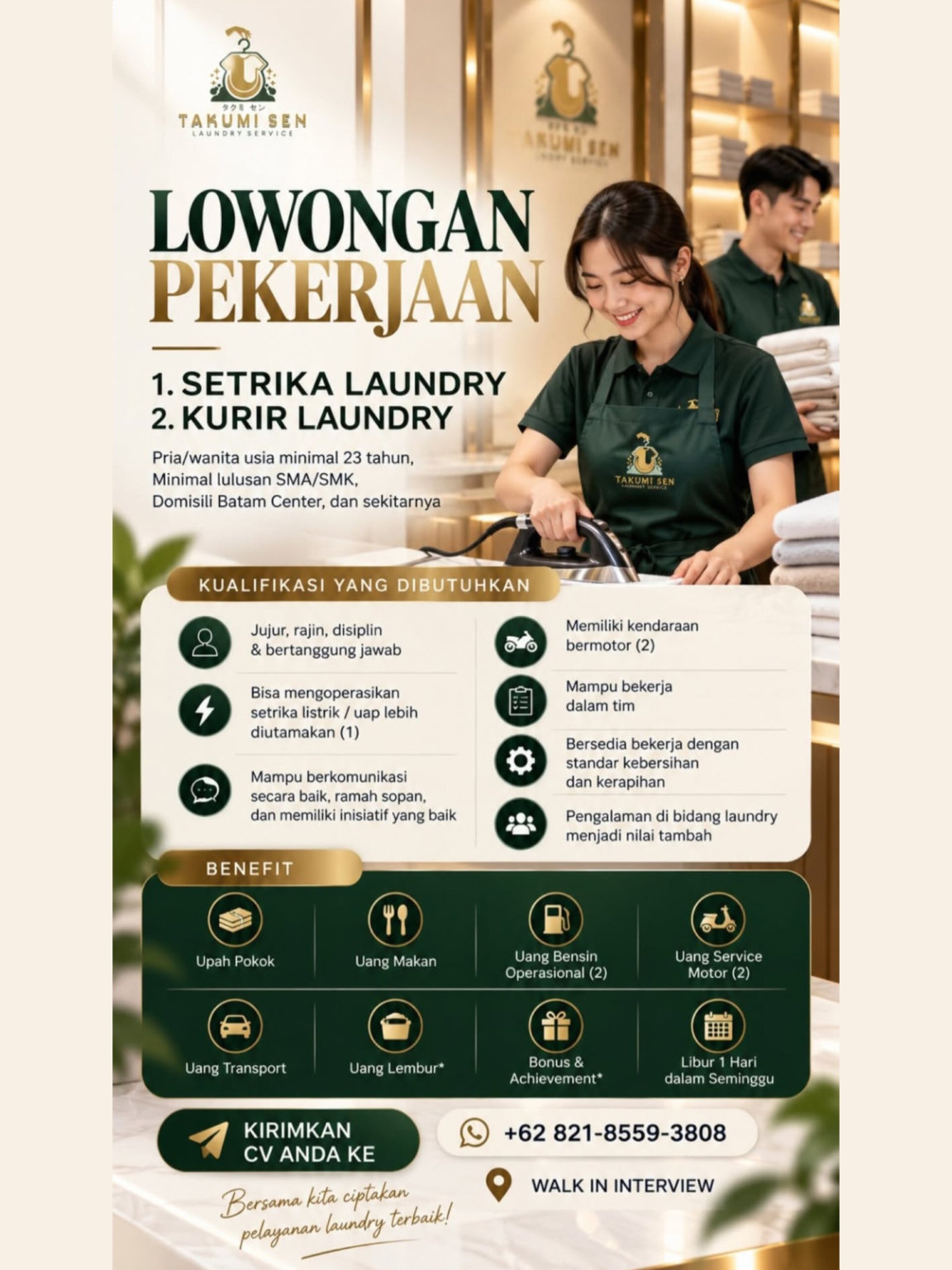 TAKUMI SEN LAUNDRY SERVICE
