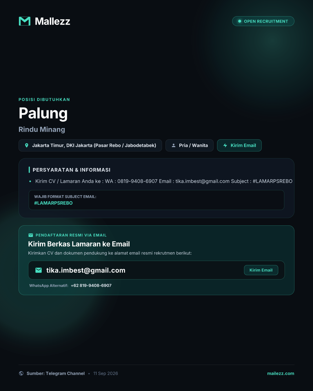 Rindu Minang