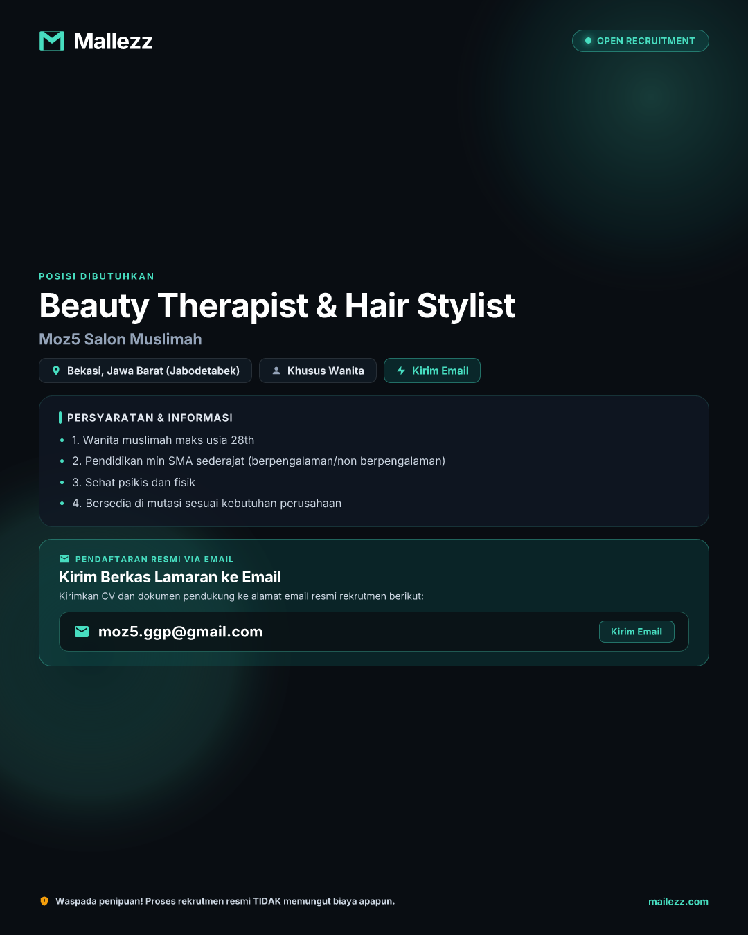 Moz5 Salon Muslimah