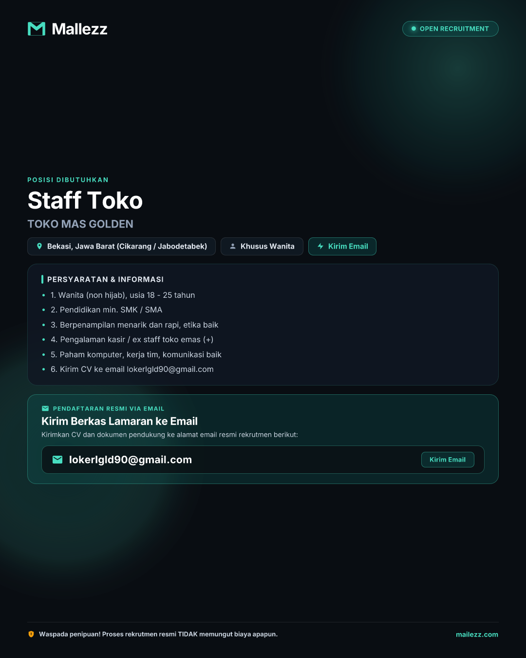 TOKO MAS GOLDEN