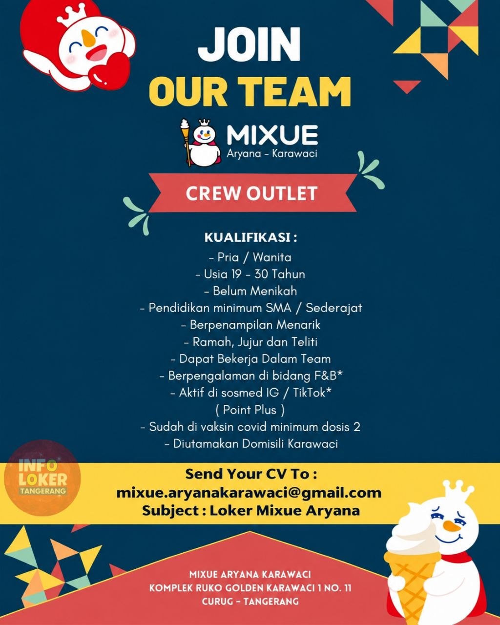 Mixue Aryana Karawaci
