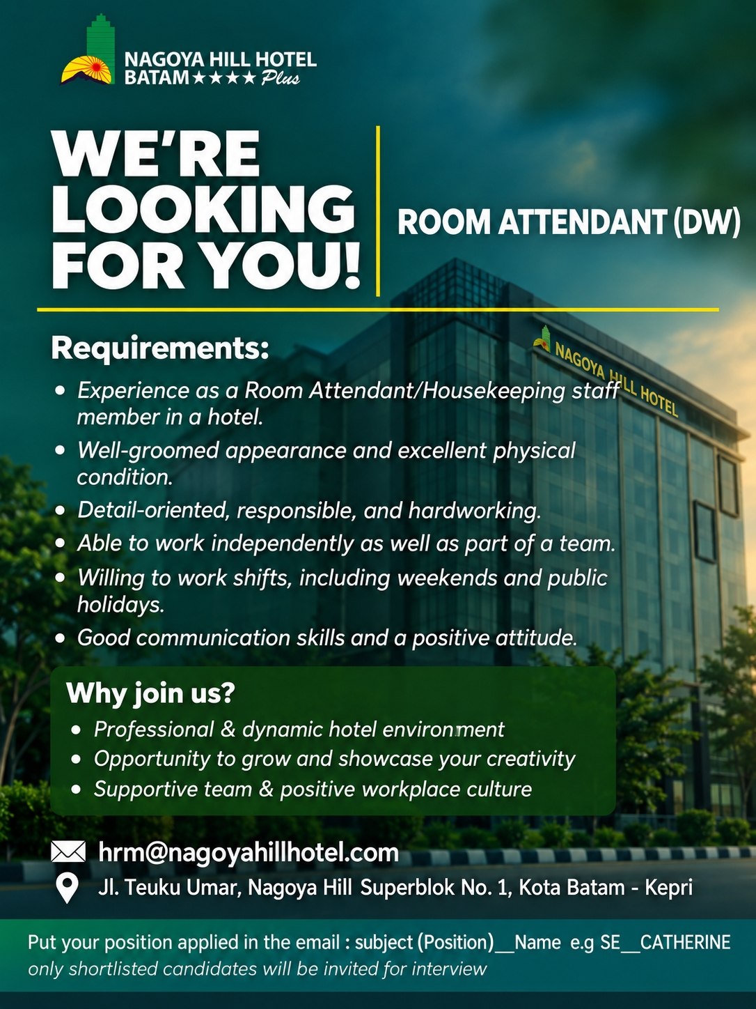 Nagoya Hill Hotel Batam