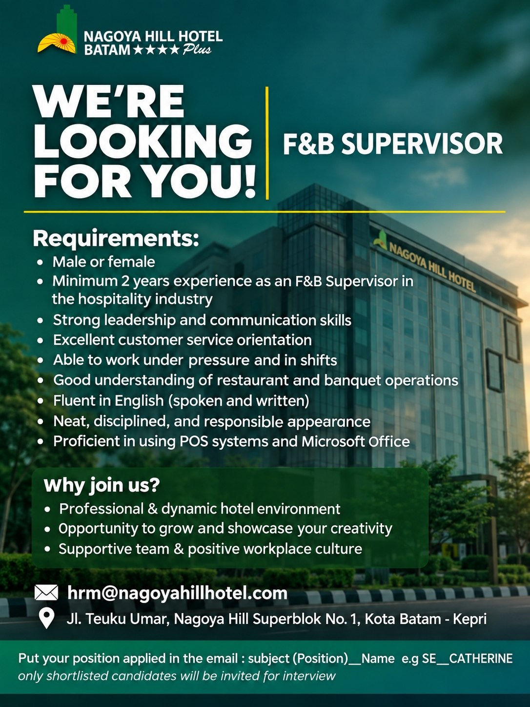 Nagoya Hill Hotel Batam