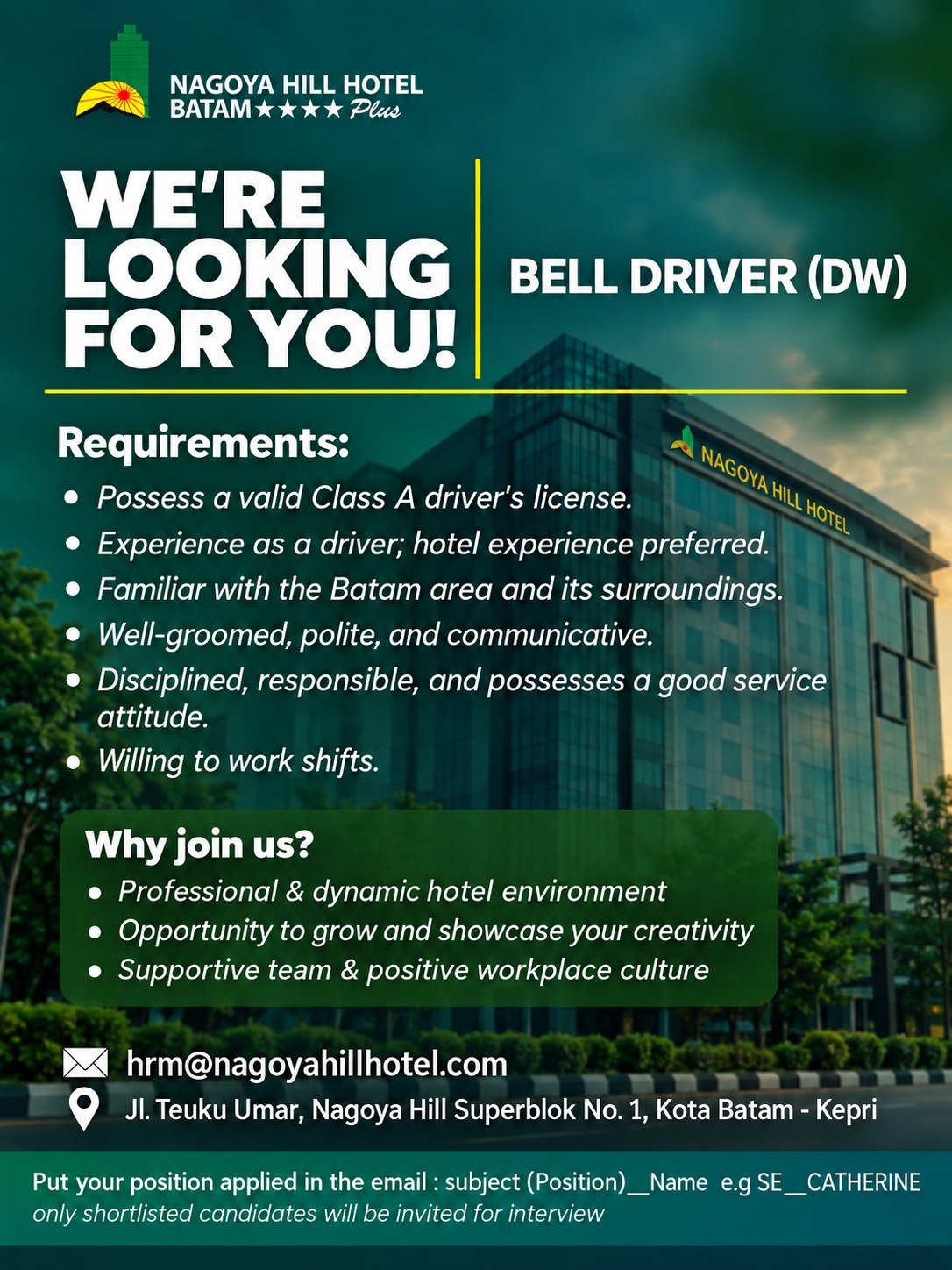 Nagoya Hill Hotel Batam