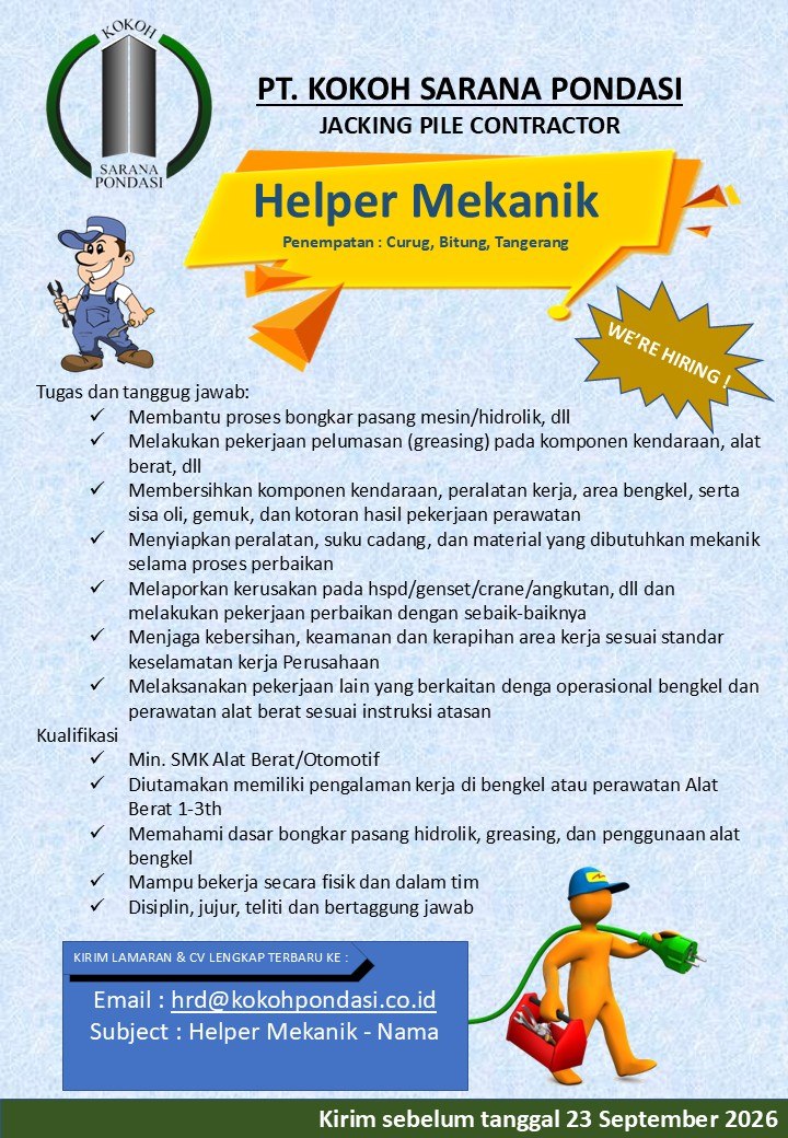 PT. KOKOH SARANA PONDASI