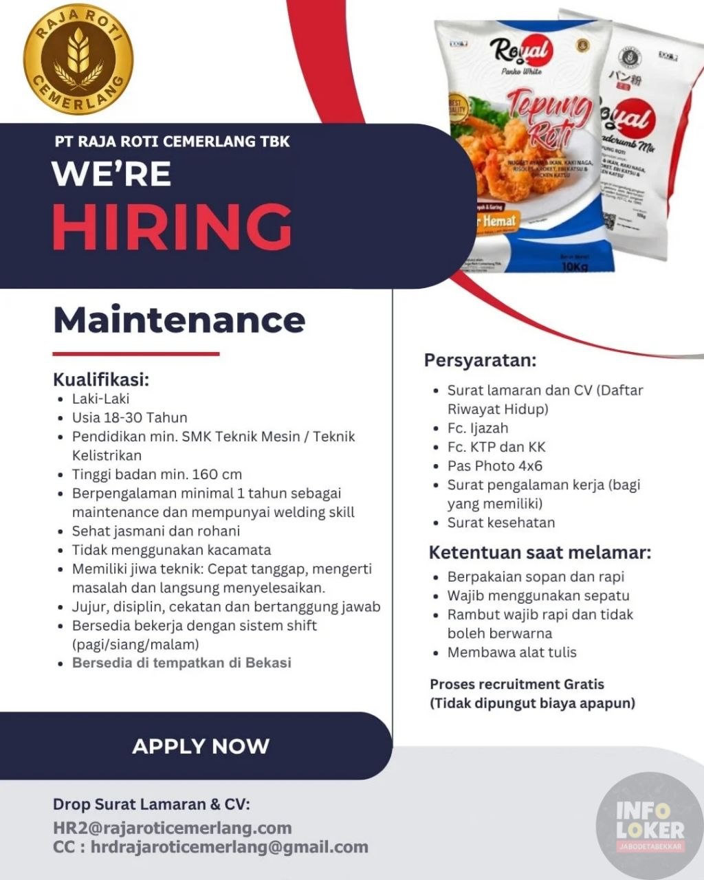 PT RAJA ROTI CEMERLANG TBK