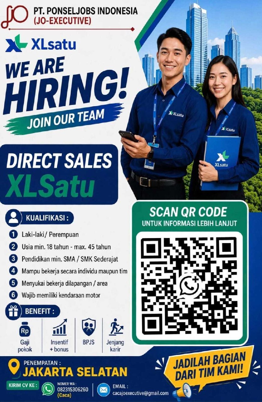 PT. PONSELJOBS INDONESIA (JO-EXECUTIVE)