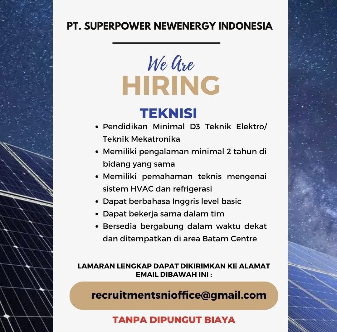 PT. SUPERPOWER NEWENERGY INDONESIA