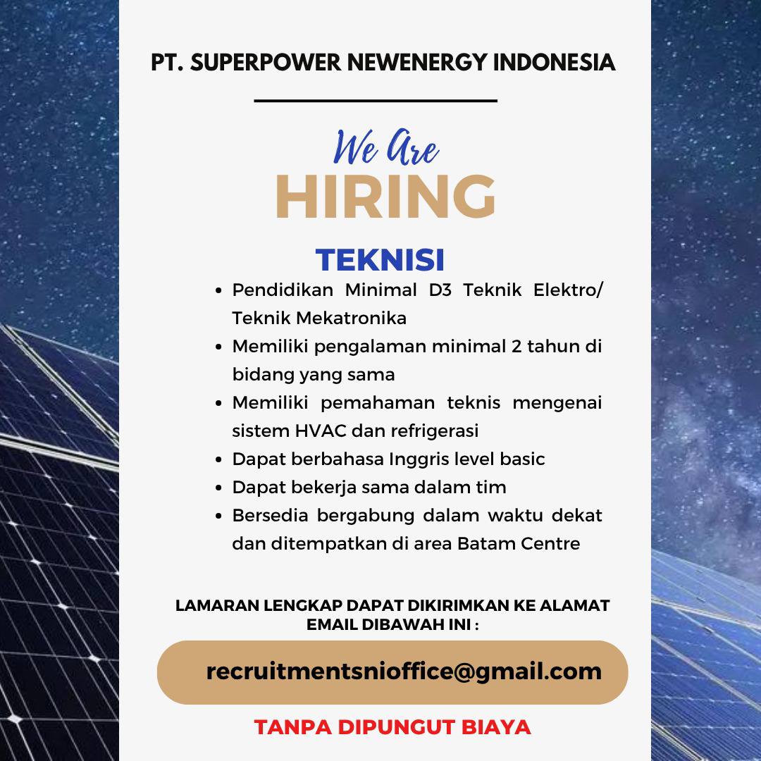 PT. SUPERPOWER NEWENERGY INDONESIA