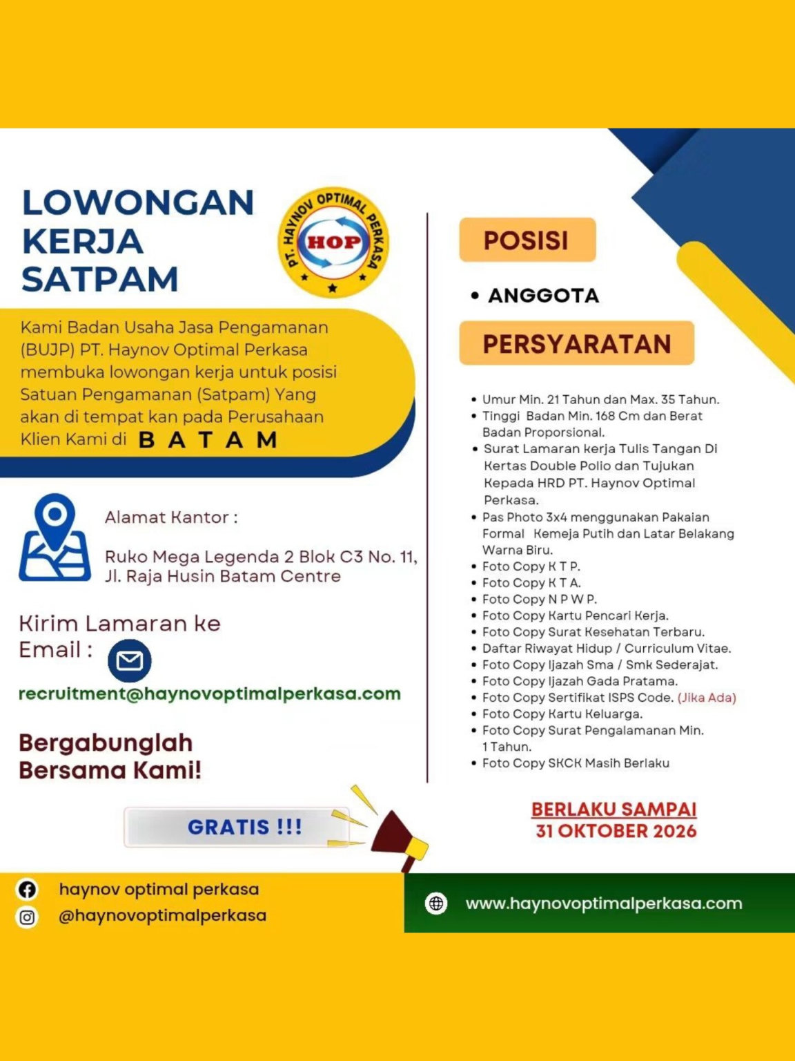 PT. Haynov Optimal Perkasa