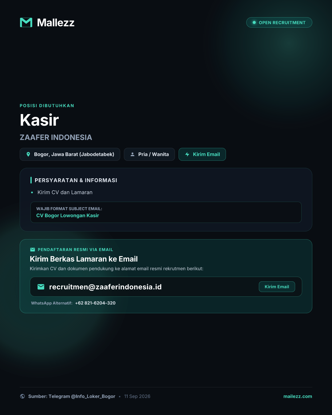 ZAAFER INDONESIA