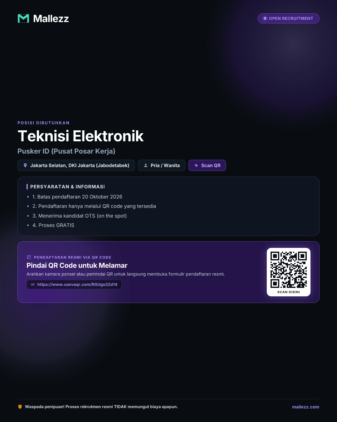 Pusker ID (Pusat Posar Kerja)