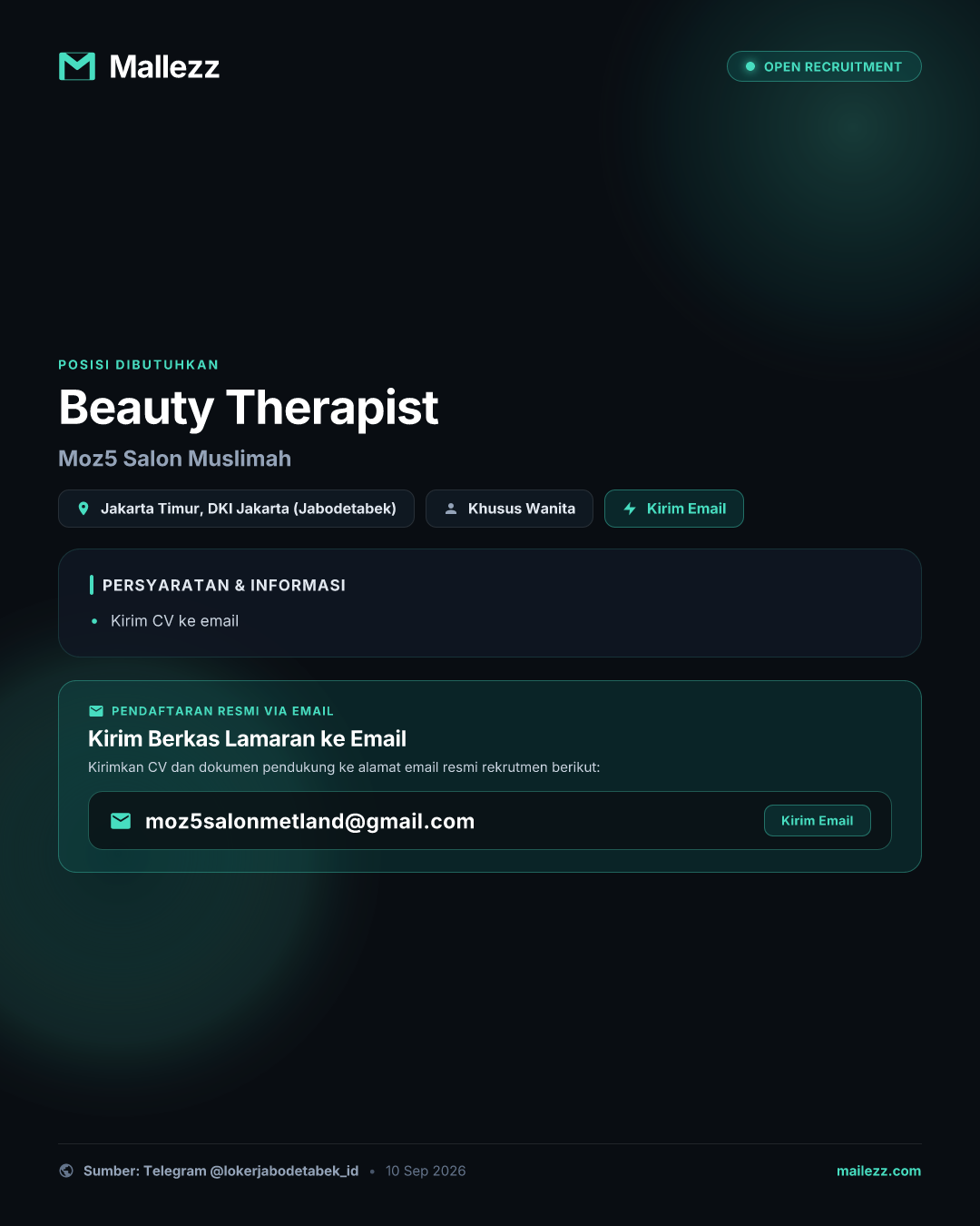 Moz5 Salon Muslimah
